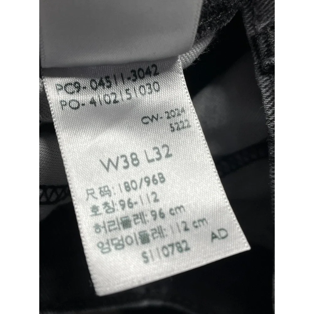 Levi's 511 Slim Fit Jeans Mens 38x32 (Fits 37x31) Dark Gray Denim Straight Leg